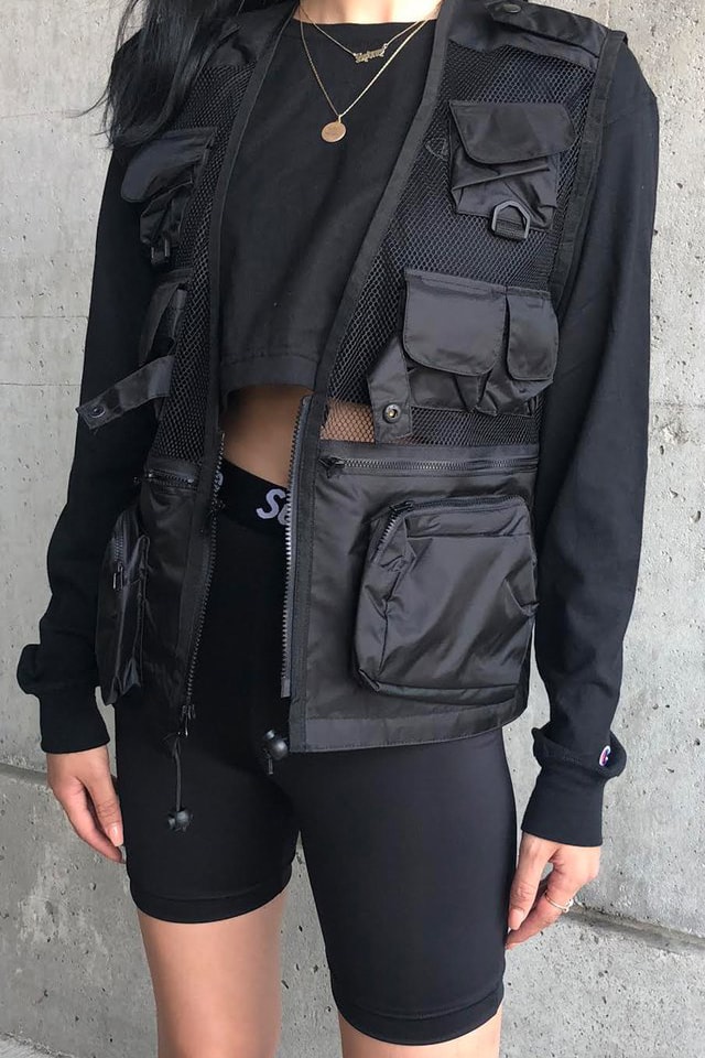 Frankie Collective Vintage Prada Fanny Pack Belt Bag Supreme Bike Shorts