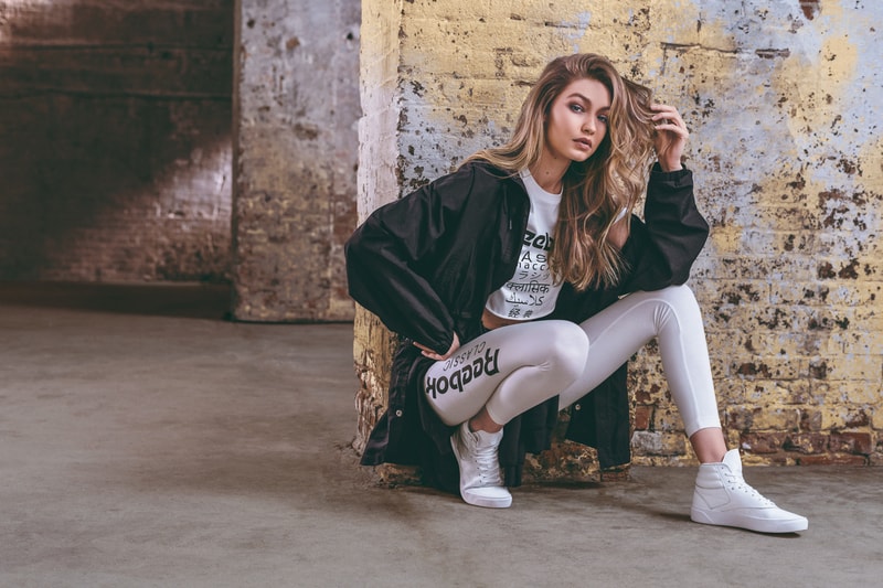 Gigi Hadid Reebok Classic Freestyle Hi Nova White