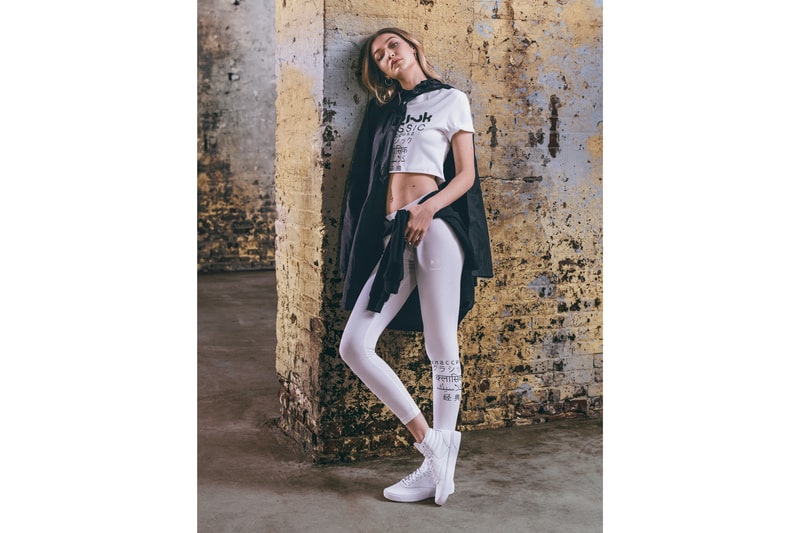 Gigi Hadid Reebok Classic Freestyle Hi Nova White
