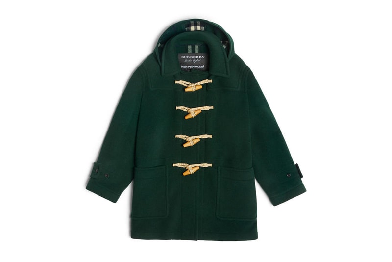Gosha Rubchinskiy Burberry Fall Winter 2018 Collection Coats Shirts Hat Scarf Shoes