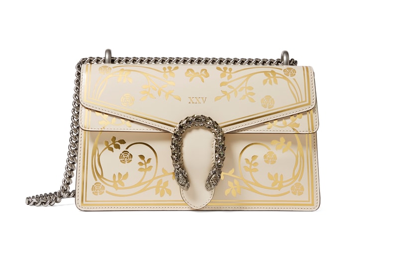 Gucci Garden Capsule Collection Dionysus Shoulder Bag Cream