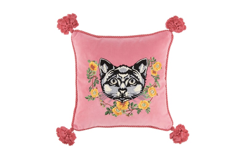Gucci Homeware Collection Candle Cushion Chair Table Tray Incense Burner Wallpaper