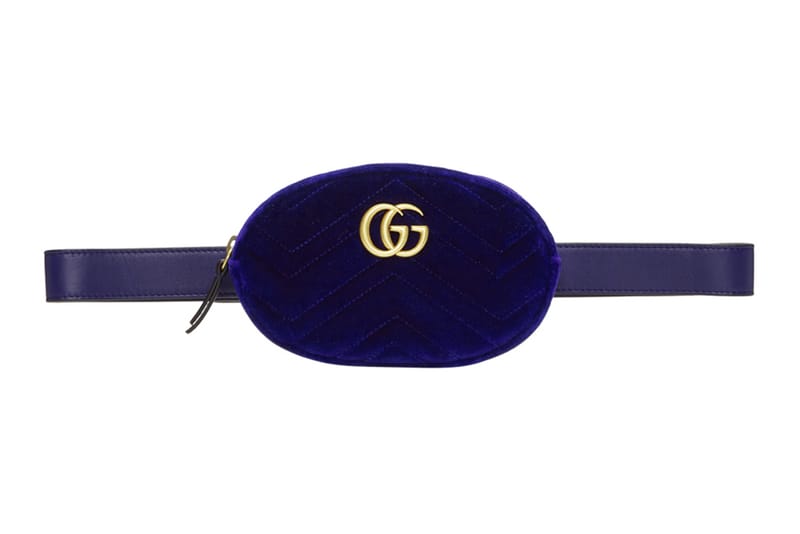 Gucci's Blue Velvet Marmont Belt Bag Will Take Your Look From Day to Night