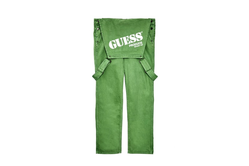 GUESS Jeans USA "Farmers Market" Collection Sean Wotherspoon Vegan Dye Streetwear Fashion Dungarees Overalls T-Shirt Hoodie
