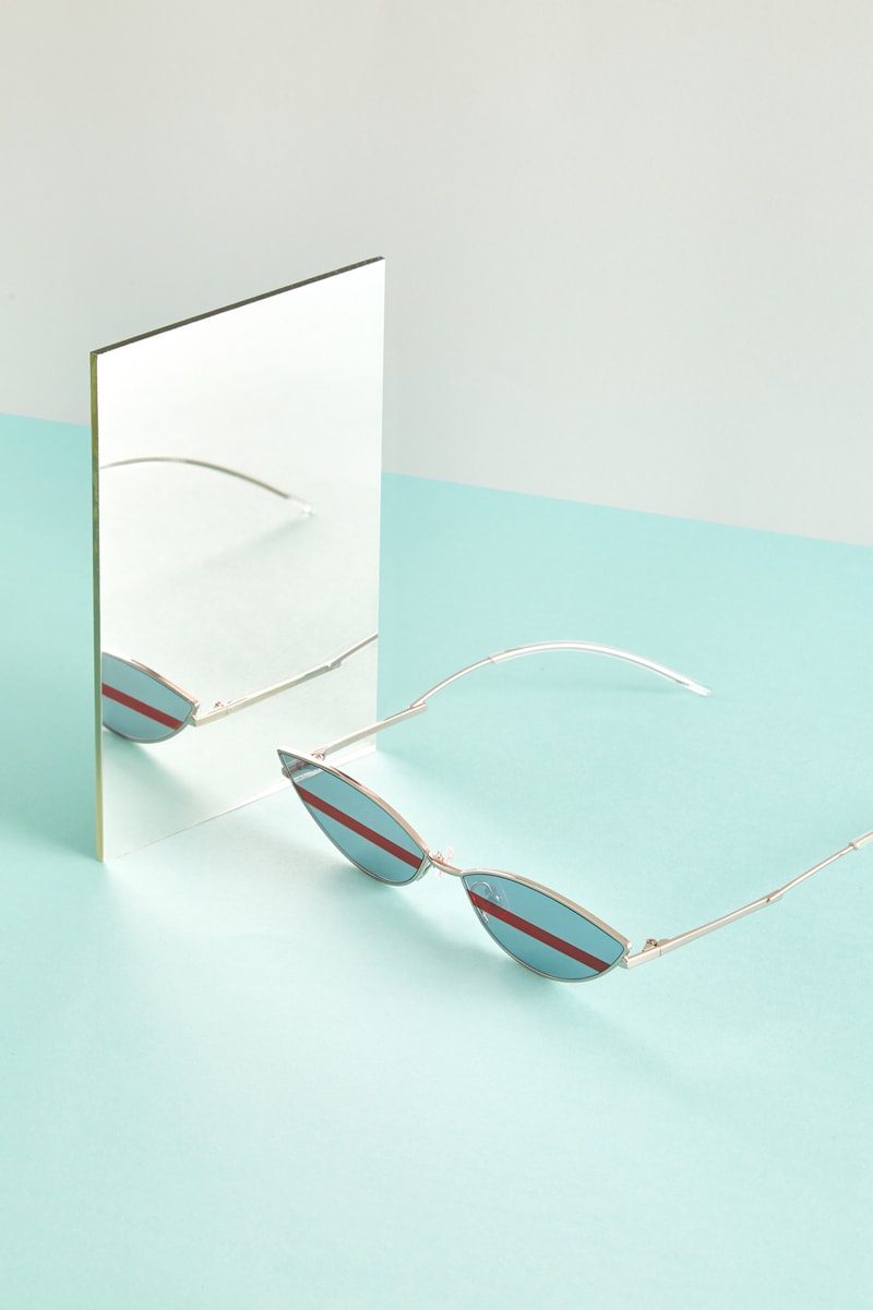 Gentler Monster Oval Sunglasses Blue Editorial HBX