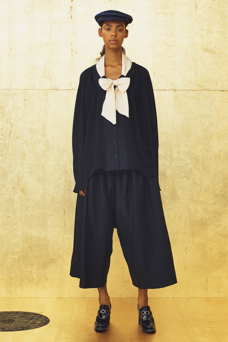 jw anderson resort 2019 nautical sailor bow suit fisherman