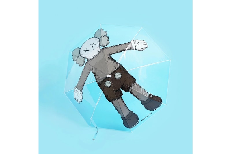 KAWS:HOLIDAY Seoul Seokchon Lake Korea Figurine Umbrella