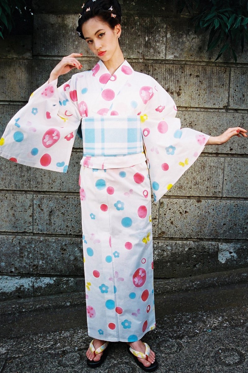 Kiko Mizuhara Office Kimono Yukata Set