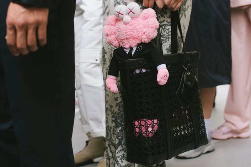 Backstage at Kim Jones and Dior Homme Reveals Exclusive Look at KAWS' Pink 'BFF'