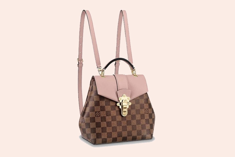 louis vuitton backpack pink Opale Monogram Empreinte Backup | myGemma Pink Loui Vuitton Backpack Leather