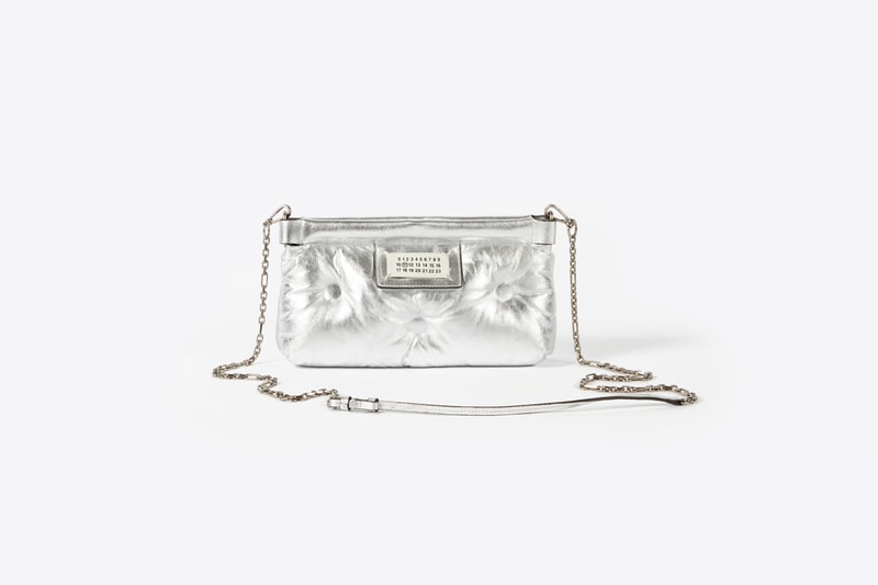 maison margiela john galliano glam slam bags new fw18 fluorescent yellow pink metallic puffy