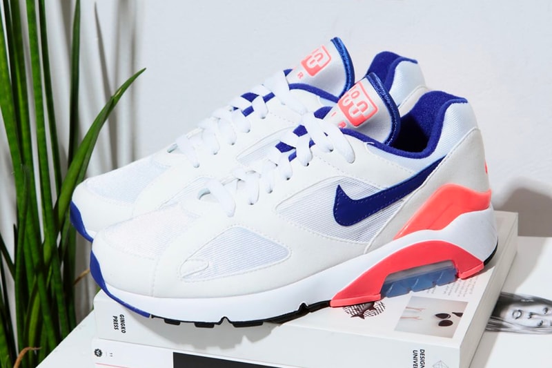 Nike Air Max 180 Sneakers Ultramarine White Pink Blue NAKED CPH Summer Sale