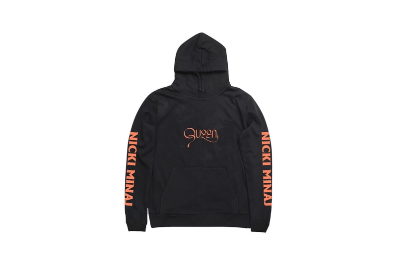 Nicki Minaj NICKIHNDRXX Tour Merch Queen Hoodie Black