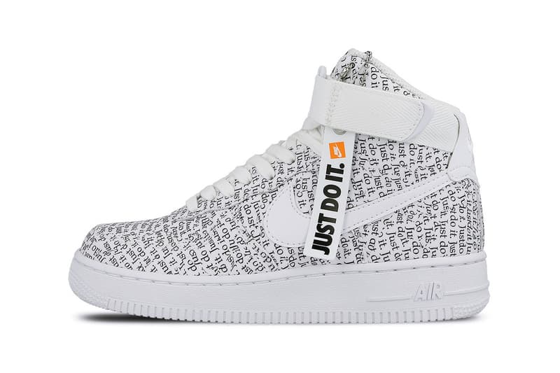 Men’s 9.5 Nike Air Force 1Just Do It pack white Nike Air Force 1 Just Do It Pack White / Orange | Hypebae main image 2
