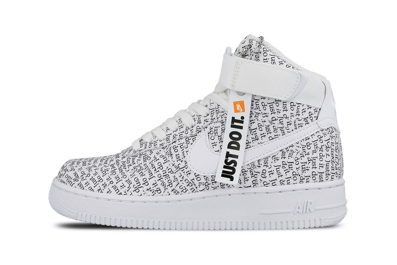 Nike Air Force 1 07 Premium Low High Just Do It Pack White Orange Logo