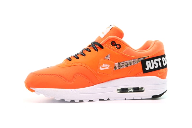 Nike Air Max 1 LX Just Do It Total Orange White Black