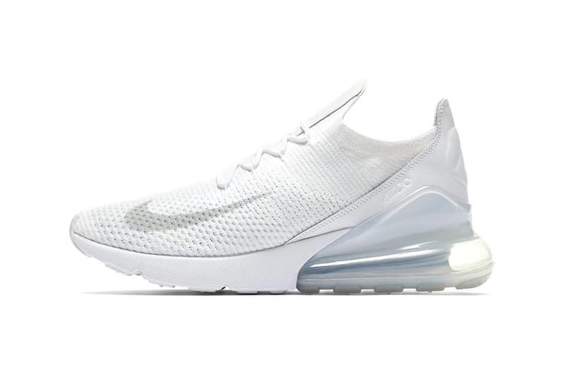 Nike's Air Max 270 Flyknit Arrives in a Sleek "Triple White"