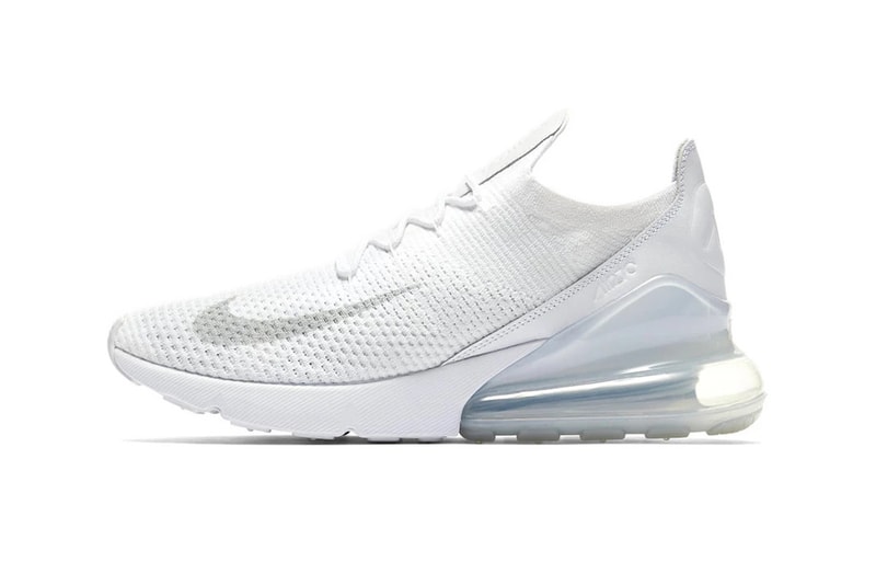 Nike Air Max 270 Flyknit Triple White
