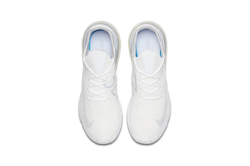 Nike Air Max 270 Flyknit Triple White