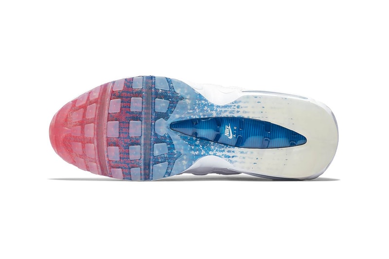 Nike Air Max 95 White Photo Blue Glacier Blue Metallic Silver