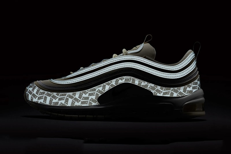 nike air max 97 reflective logos cream off white