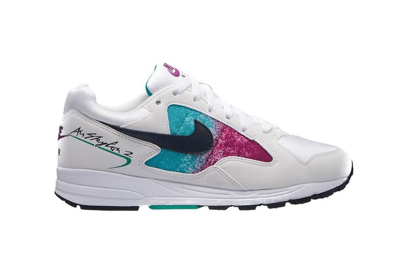 nike white ombre detail air skylon ii trainers