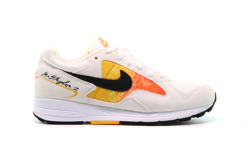 nike white ombre detail air skylon ii trainers