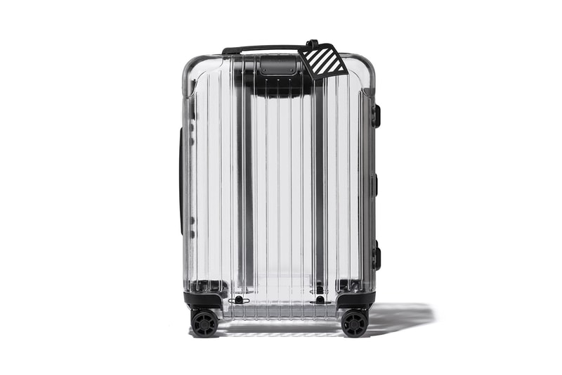 Off-White™ Virgil Abloh RIMOWA Transparent Suitcase Luggage Collaboration