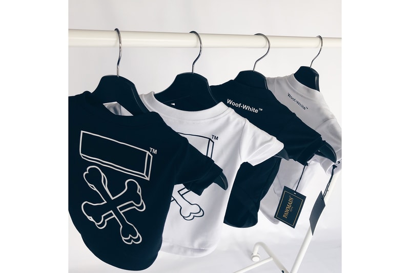 paw main off white woof virgil abloh pet dog cat pawlenciaga pupreme mona lisa
