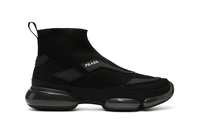 Prada High Top Cloudbust Black