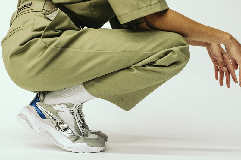 PUMA Thunder Electric Gray Violet Lavender Editorial