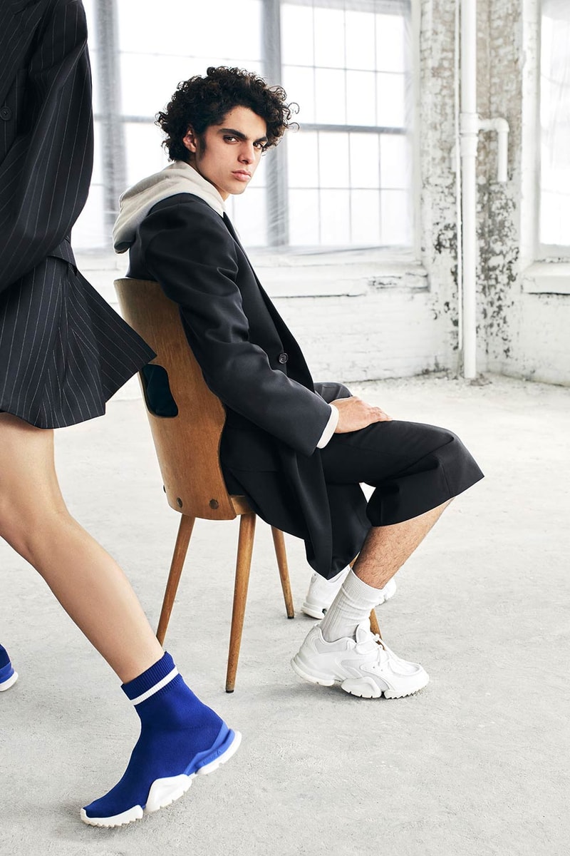Reebok Sock Run.r 96 Blue White Lookbook
