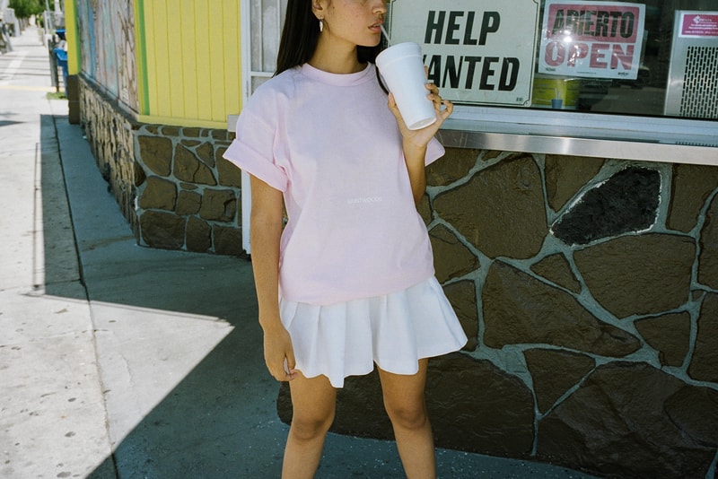 Saintwoods x Opening Ceremony Capsule Collection Lookbook T-Shirt Sweater Tote Bag
