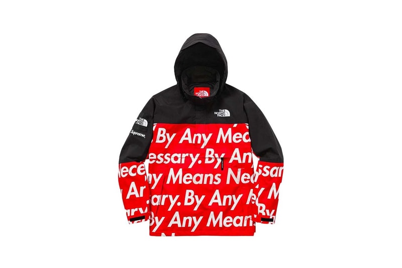 Supreme By Any Means Necessary Jacket Red Black
