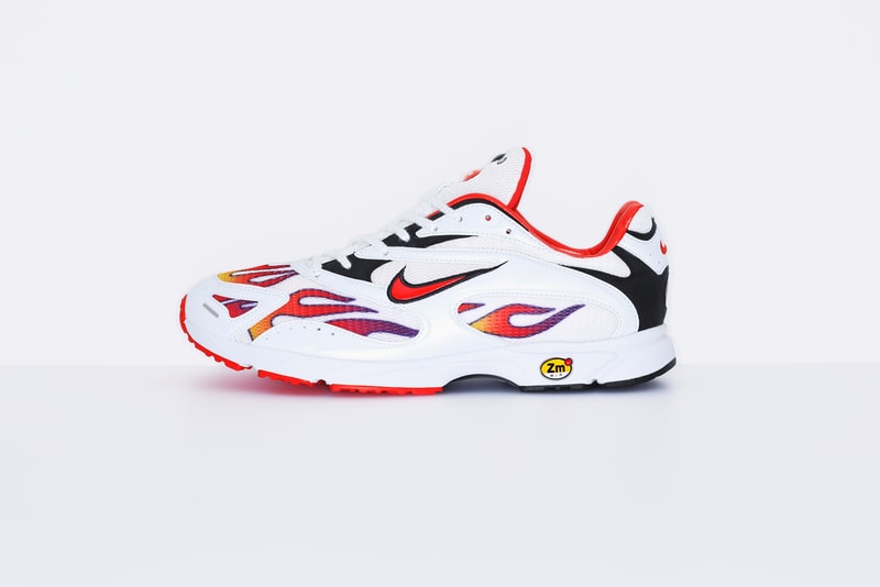Supreme Nike Air Streak Spectrum Plus Black White Flame Sneakers