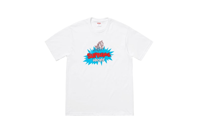 Supreme Summer 2018 T-Shirt Tees Collection Elephant Logo White