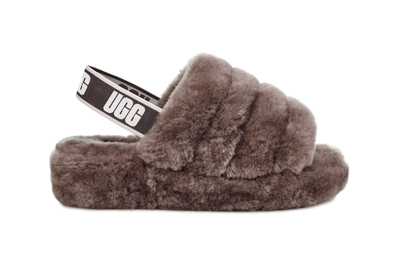 UGG Fluff Yeah Sandals Summer 2018 Seashell Pink Coral Lantana Black Charcoal Grey
