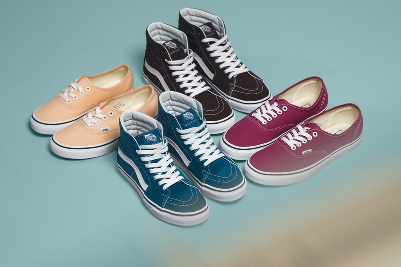 Vans Authentic Slip On Sk8 Hi Old Skool Color Theory