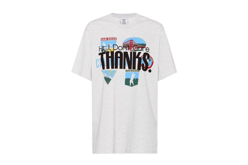 Buy Vetements Summer Graphic T-Shirts Demna Gvasalia Print Black White Collection