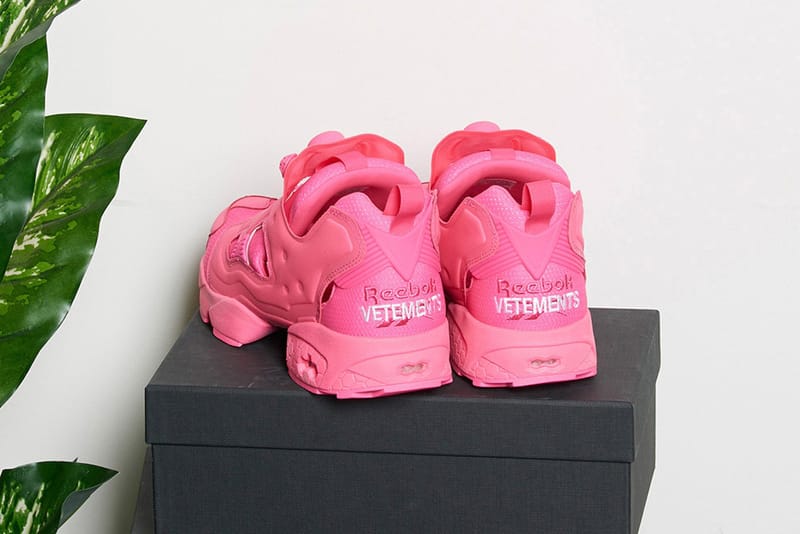 Vetements' New Fluro Instapump Fury Is Barbie Pink