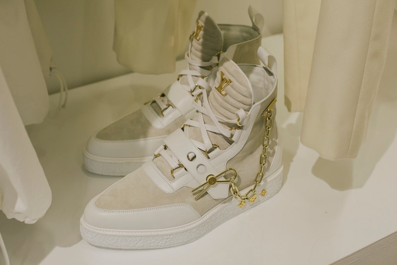 Virgil Abloh Louis Vuitton Spring/Summer 2019 High-Top Sneaker White