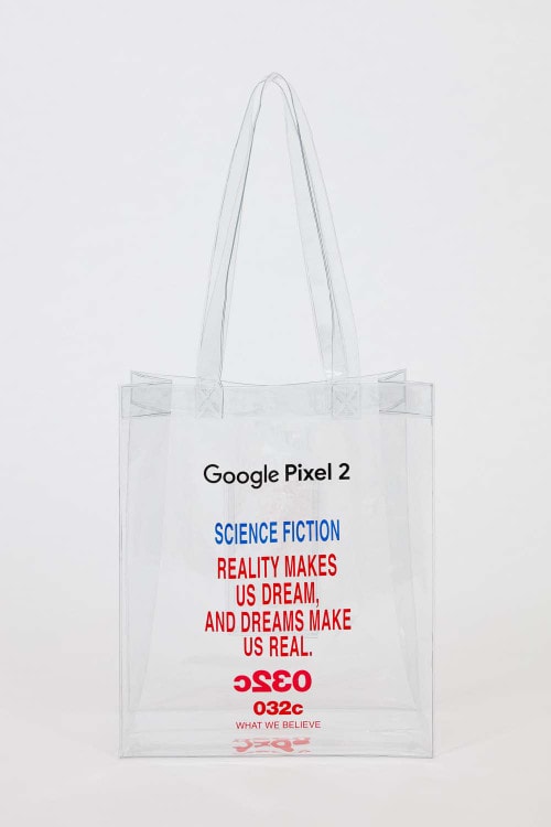Google Pixel 2 Smartphone 032c PVC Tote Bag Collaboration Limited Edition Exclusive Drop Launch