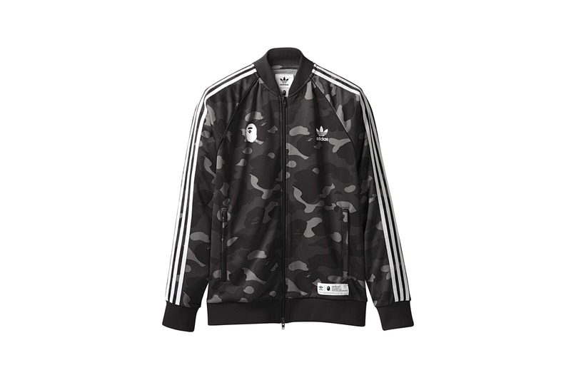 BAPE x adidas Originals Collection Track Jacket Black