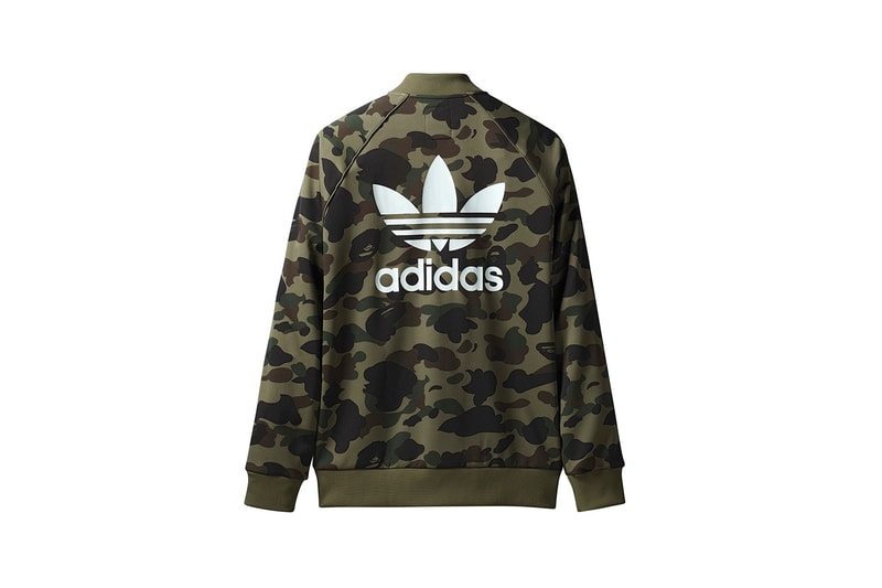 BAPE x adidas Originals Collection Track Jacket Green