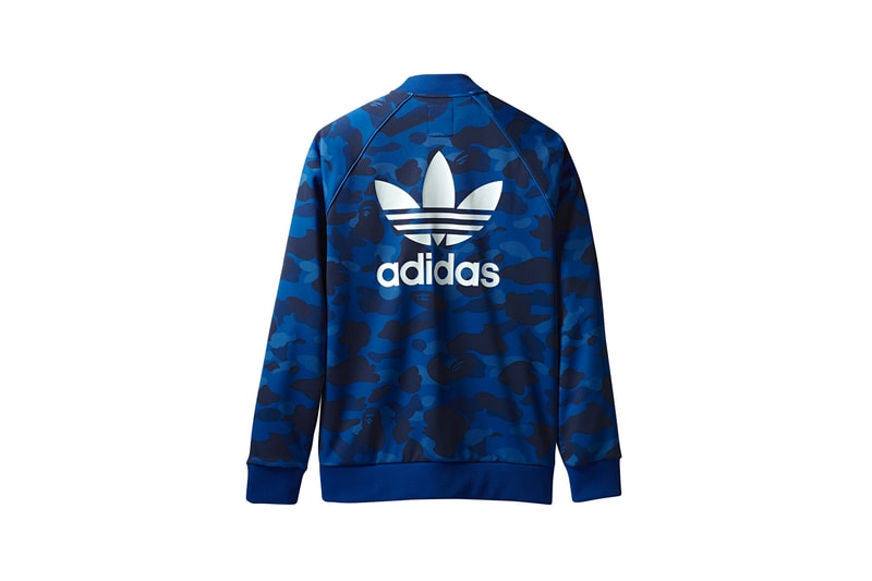 BAPE x adidas Originals Collection Track Jacket Blue