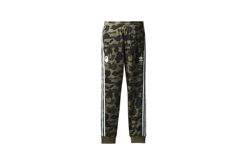 BAPE x adidas Originals Collection Track Pants Green