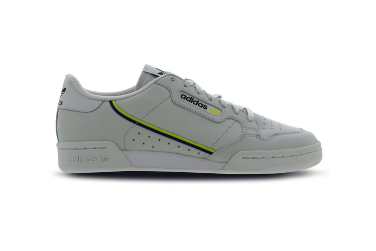 The New adidas Originals Continental 80 Highlights Electric Yellow Accents