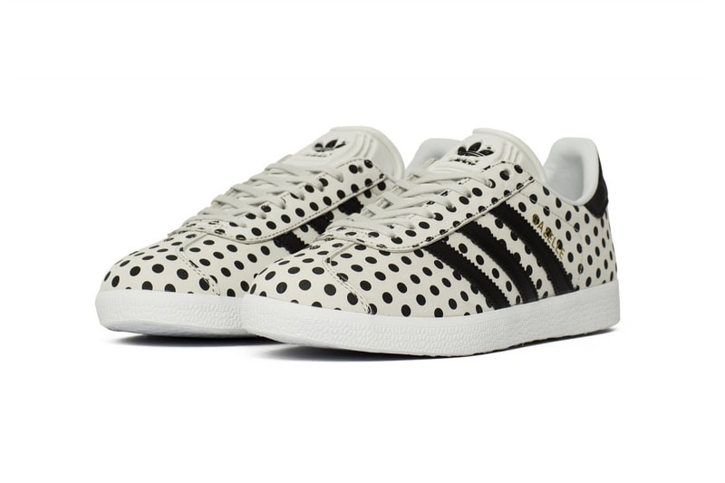 adidas originals gazelle the farm company brazil polka dots suede leather lining
