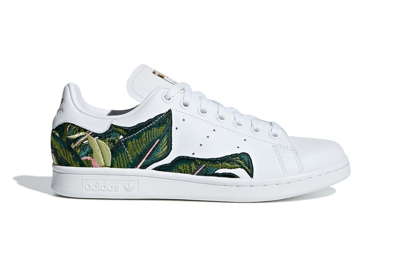 adidas Originals Tropical Banana Palm Leaf Embroidered Stan Smith