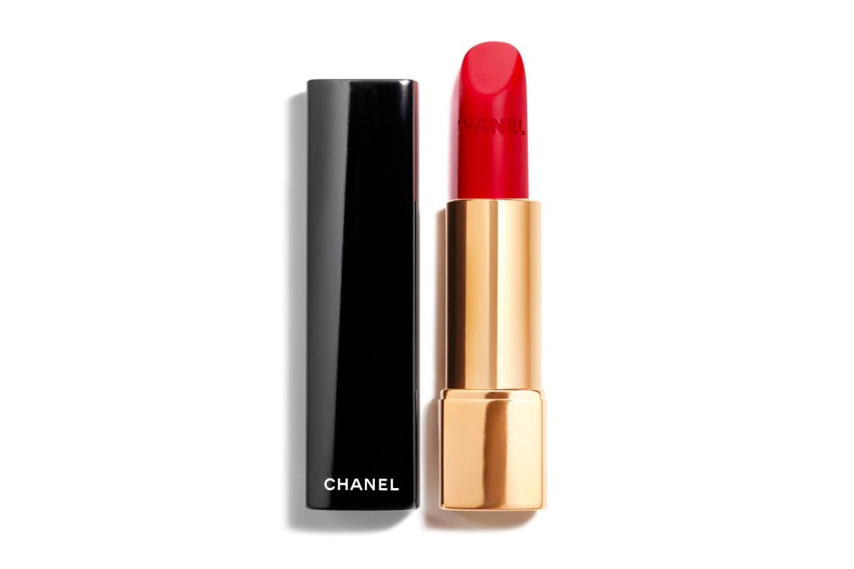 Best Red Lipsticks Chanel Christian Louboutin Dior Shu Uemura Glossier Hourglass Linda Rodin Fenty Beauty Rihanna Makeup Flat Lay Cosmetics